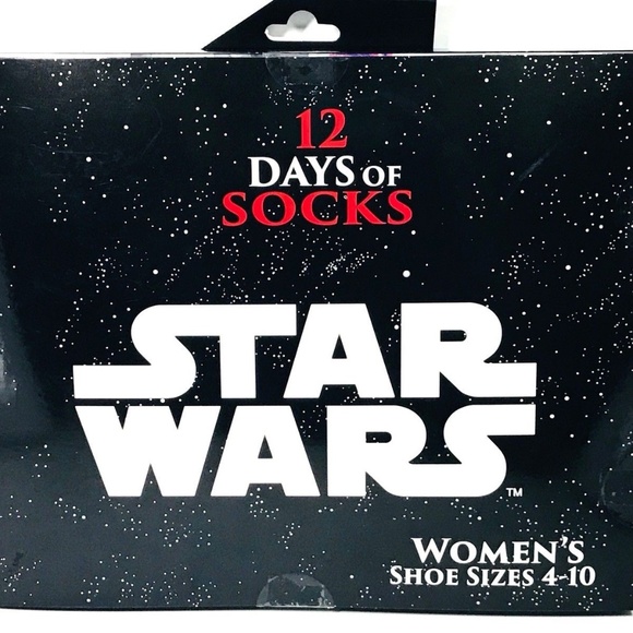 NEW Star Wars 12 Days Of Socks Advent Women’s - Picture 2 of 5